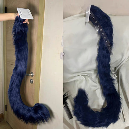 Cat tail,completely handmade,made of realistic artificial fur material