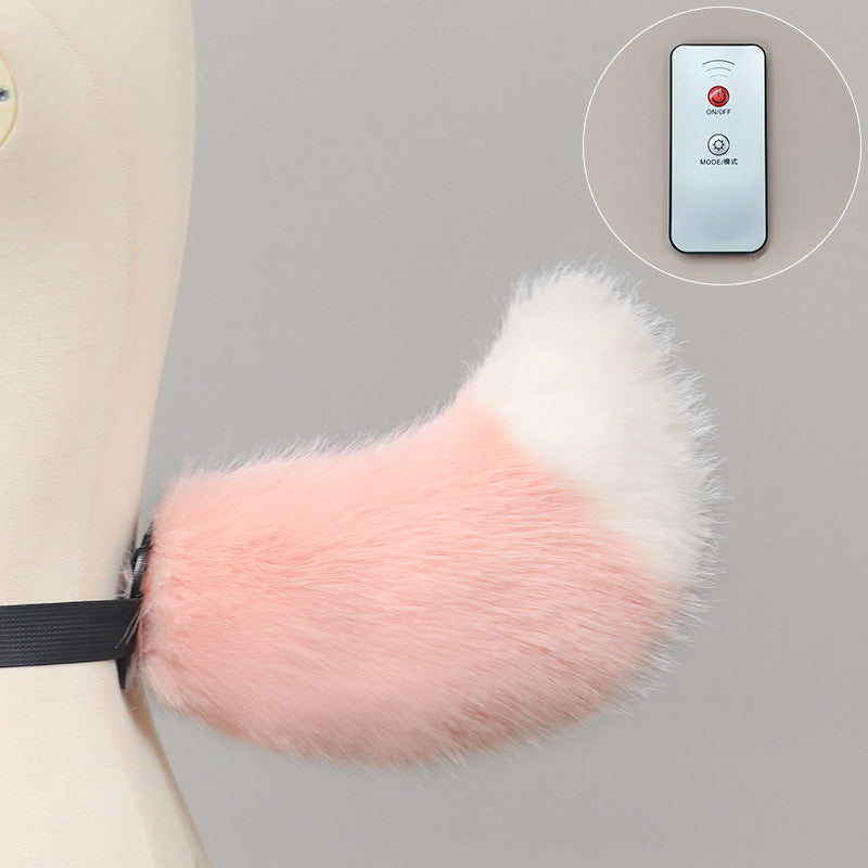 Electric sound-controlled sheep tail-Handmade|Environmentally friendly material