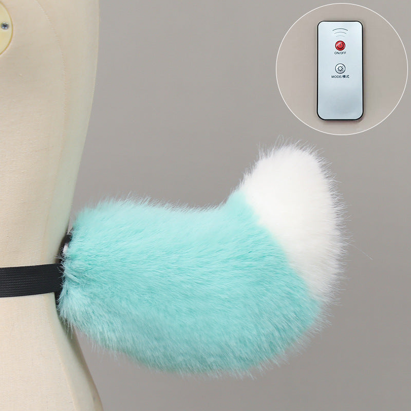 Electric sound-controlled sheep tail-Handmade|Environmentally friendly material